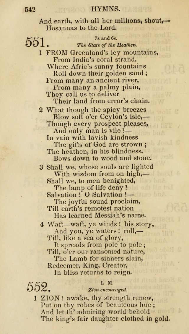 Church Psalmist: or psalms and hymns for the public, social and private use of evangelical Christians (5th ed.) page 544