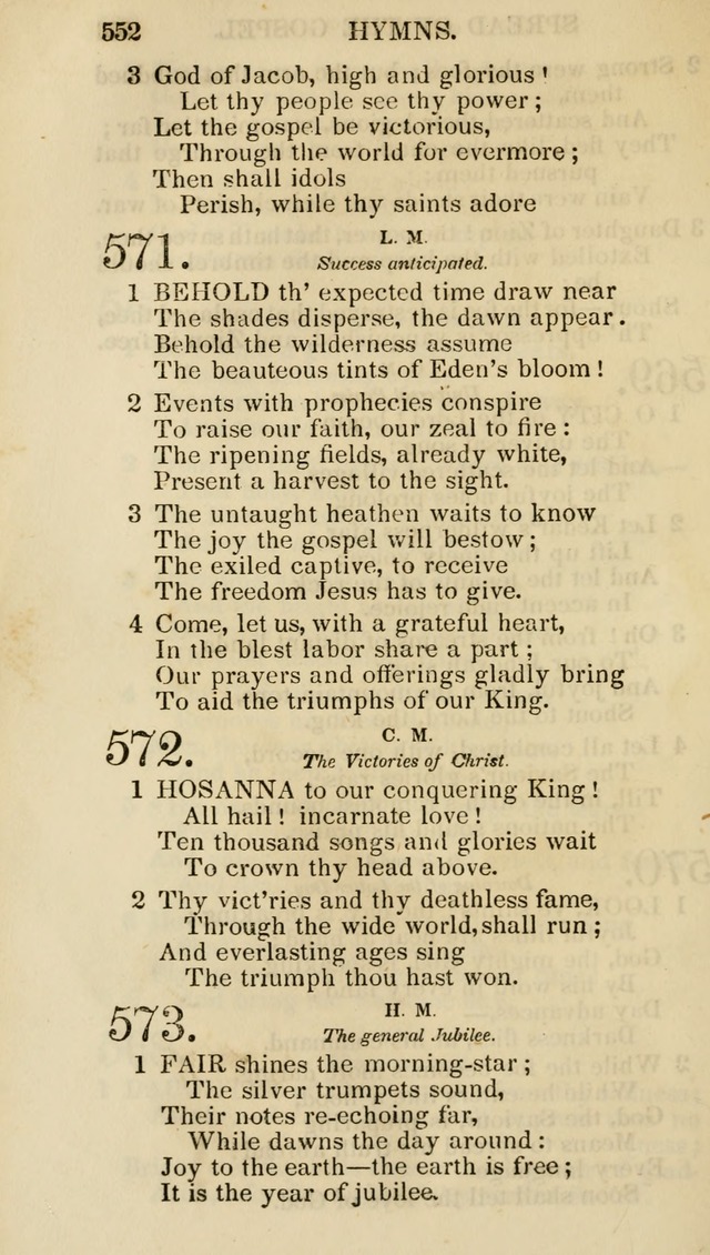 Church Psalmist: or psalms and hymns for the public, social and private use of evangelical Christians (5th ed.) page 554