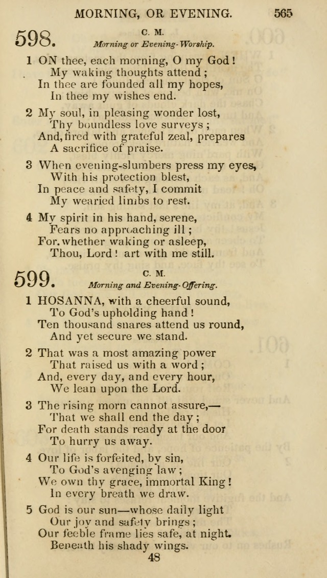 Church Psalmist: or psalms and hymns for the public, social and private use of evangelical Christians (5th ed.) page 567