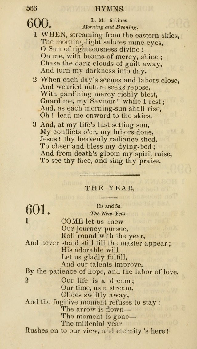 Church Psalmist: or psalms and hymns for the public, social and private use of evangelical Christians (5th ed.) page 568