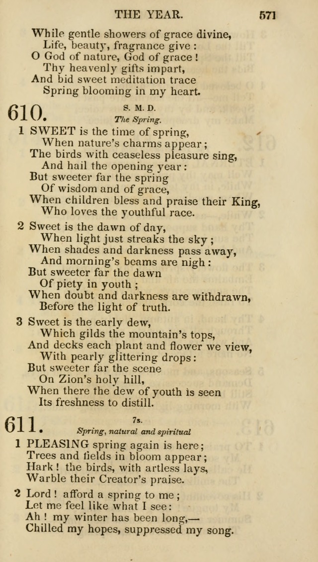 Church Psalmist: or psalms and hymns for the public, social and private use of evangelical Christians (5th ed.) page 573