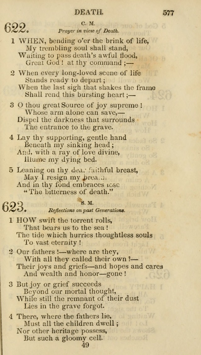 Church Psalmist: or psalms and hymns for the public, social and private use of evangelical Christians (5th ed.) page 579