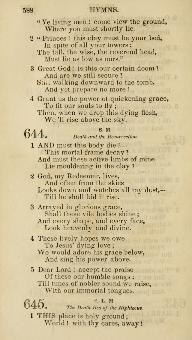 Church Psalmist: or psalms and hymns for the public, social and private use of evangelical Christians (5th ed.) page 590