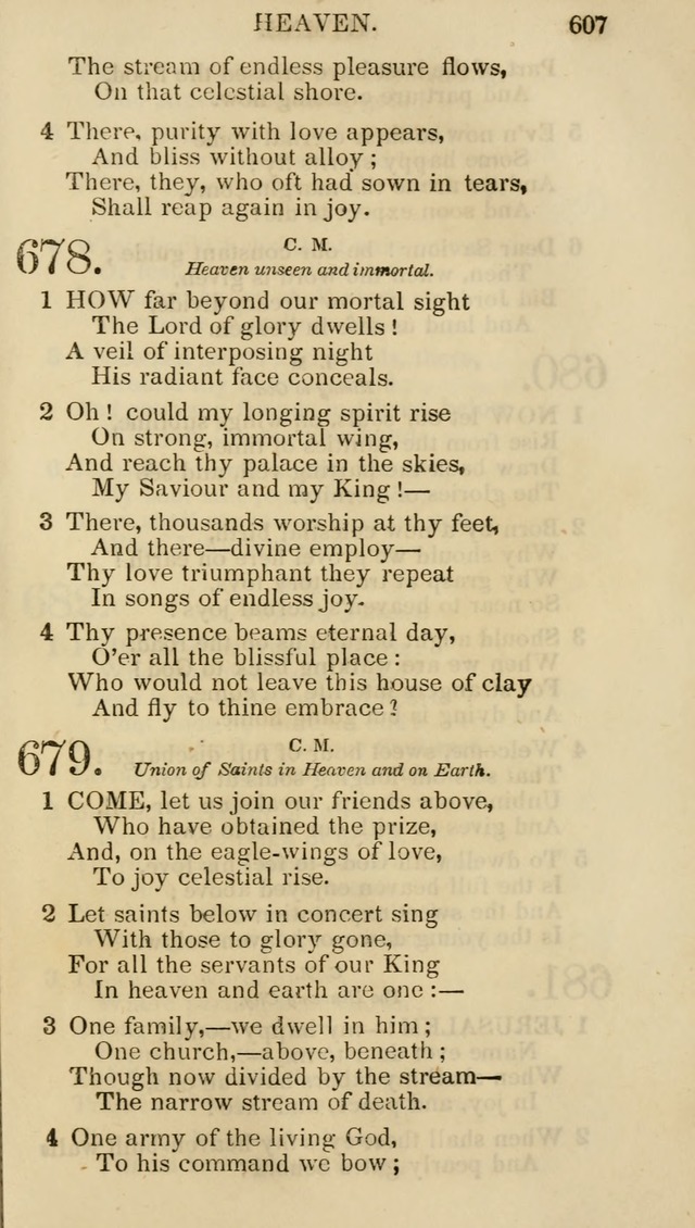 Church Psalmist: or psalms and hymns for the public, social and private use of evangelical Christians (5th ed.) page 609