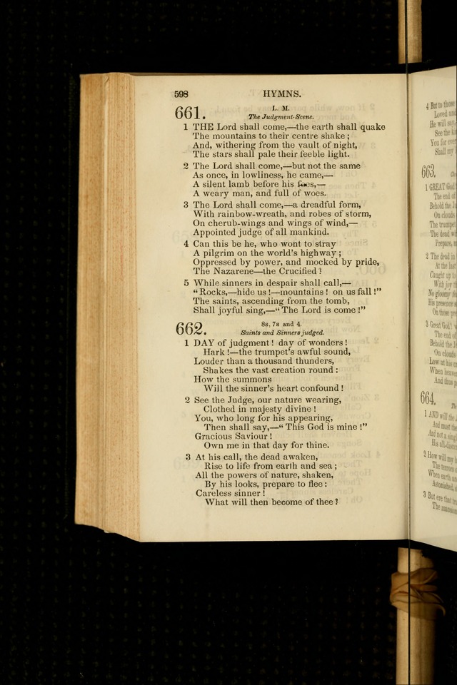 Church Psalmist: or psalms and hymns for the public, social and private use of evangelical Christians (5th ed.) page 616