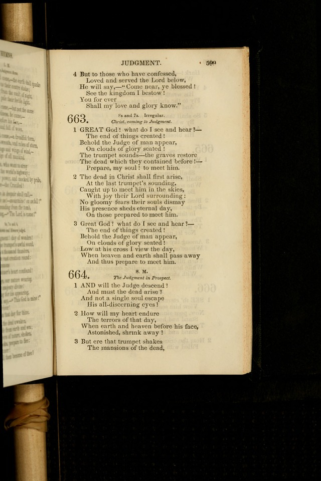 Church Psalmist: or psalms and hymns for the public, social and private use of evangelical Christians (5th ed.) page 617