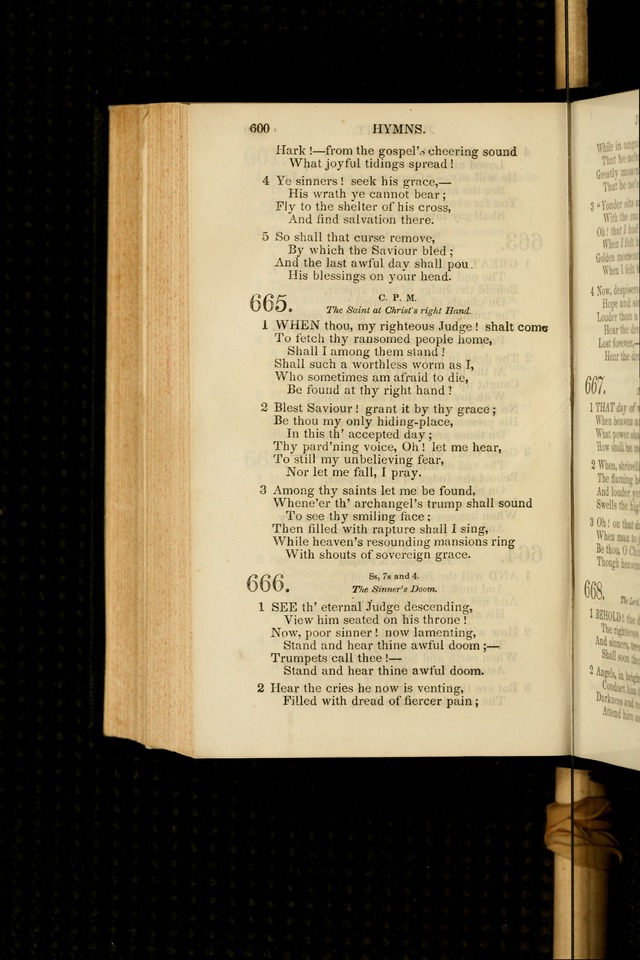 Church Psalmist: or psalms and hymns for the public, social and private use of evangelical Christians (5th ed.) page 618