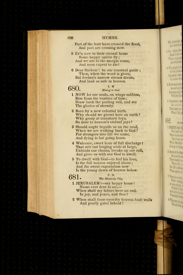 Church Psalmist: or psalms and hymns for the public, social and private use of evangelical Christians (5th ed.) page 626