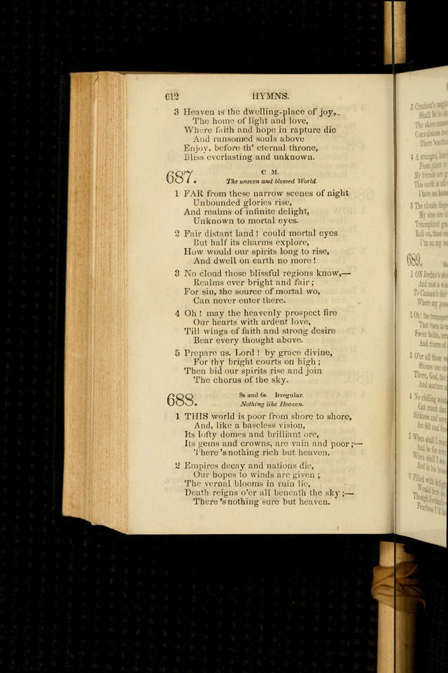 Church Psalmist: or psalms and hymns for the public, social and private use of evangelical Christians (5th ed.) page 630