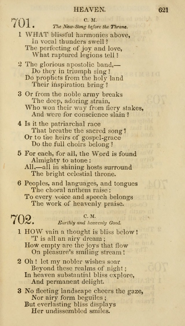 Church Psalmist: or psalms and hymns for the public, social and private use of evangelical Christians (5th ed.) page 639