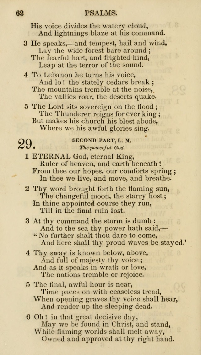 Church Psalmist: or psalms and hymns for the public, social and private use of evangelical Christians (5th ed.) page 64