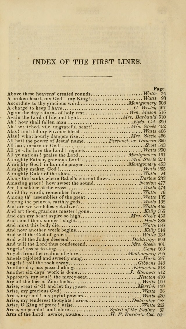 Church Psalmist: or psalms and hymns for the public, social and private use of evangelical Christians (5th ed.) page 645