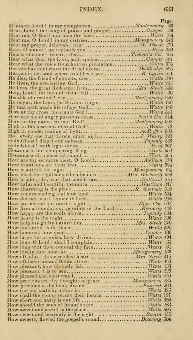 Church Psalmist: or psalms and hymns for the public, social and private use of evangelical Christians (5th ed.) page 651