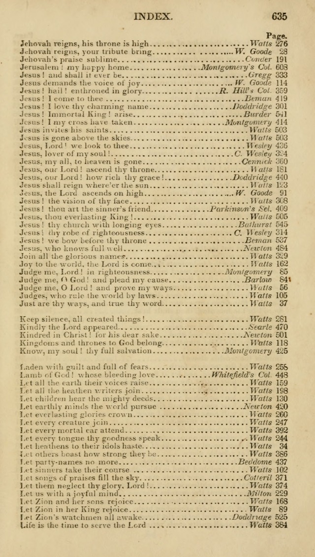 Church Psalmist: or psalms and hymns for the public, social and private use of evangelical Christians (5th ed.) page 653