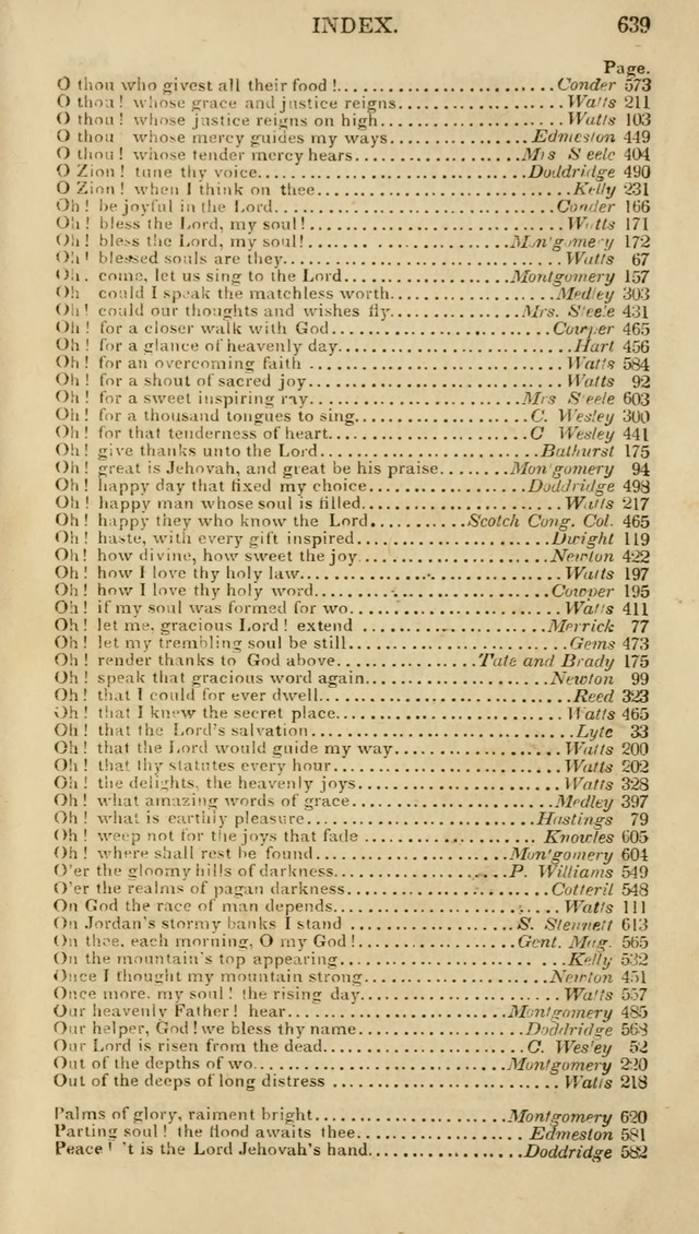 Church Psalmist: or psalms and hymns for the public, social and private use of evangelical Christians (5th ed.) page 659