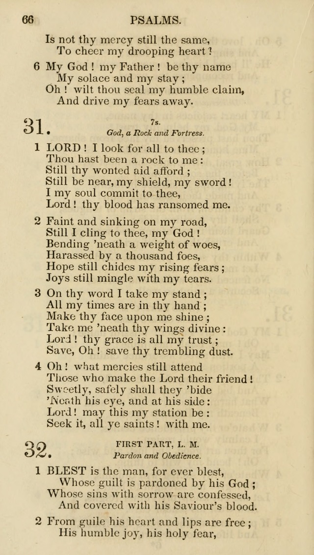 Church Psalmist: or psalms and hymns for the public, social and private use of evangelical Christians (5th ed.) page 68