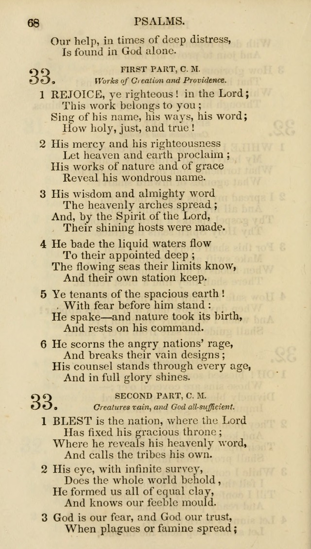 Church Psalmist: or psalms and hymns for the public, social and private use of evangelical Christians (5th ed.) page 70