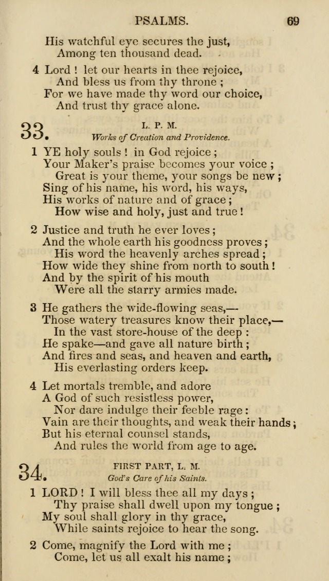 Church Psalmist: or psalms and hymns for the public, social and private use of evangelical Christians (5th ed.) page 71