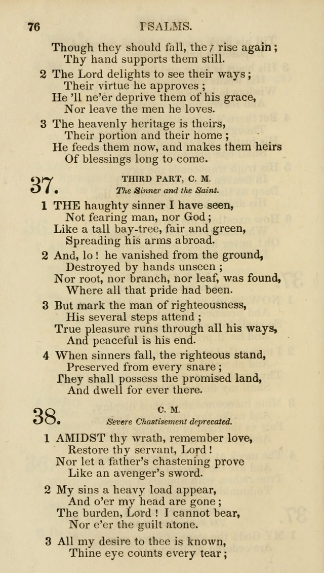 Church Psalmist: or psalms and hymns for the public, social and private use of evangelical Christians (5th ed.) page 78