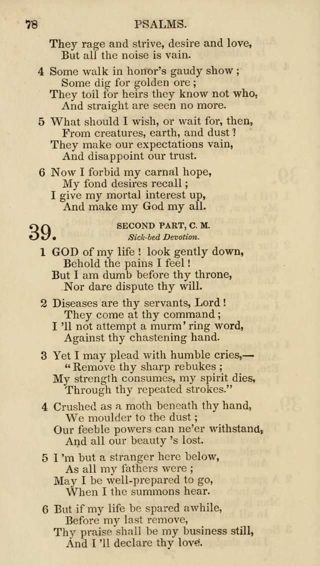 Church Psalmist: or psalms and hymns for the public, social and private use of evangelical Christians (5th ed.) page 80