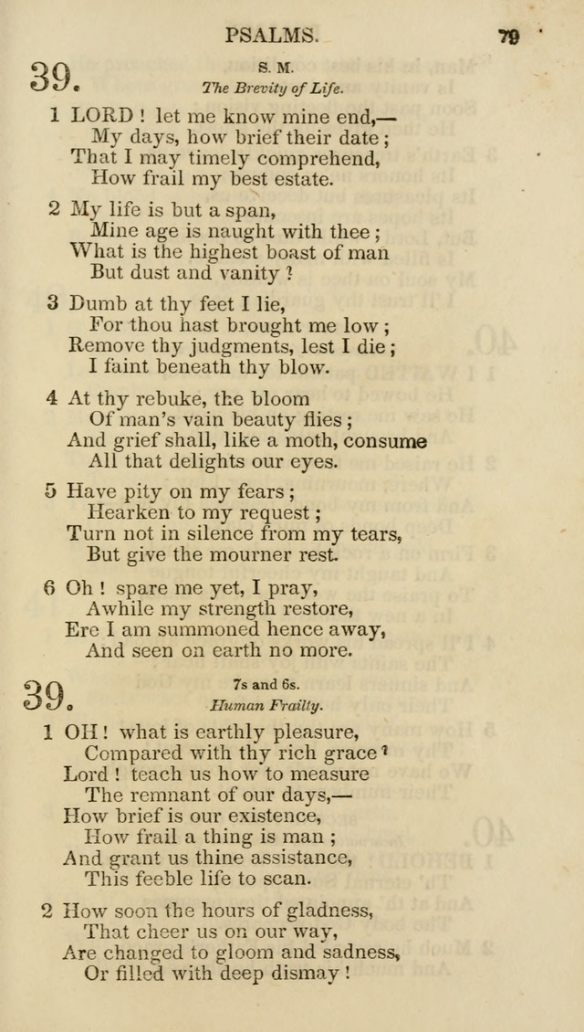 Church Psalmist: or psalms and hymns for the public, social and private use of evangelical Christians (5th ed.) page 81