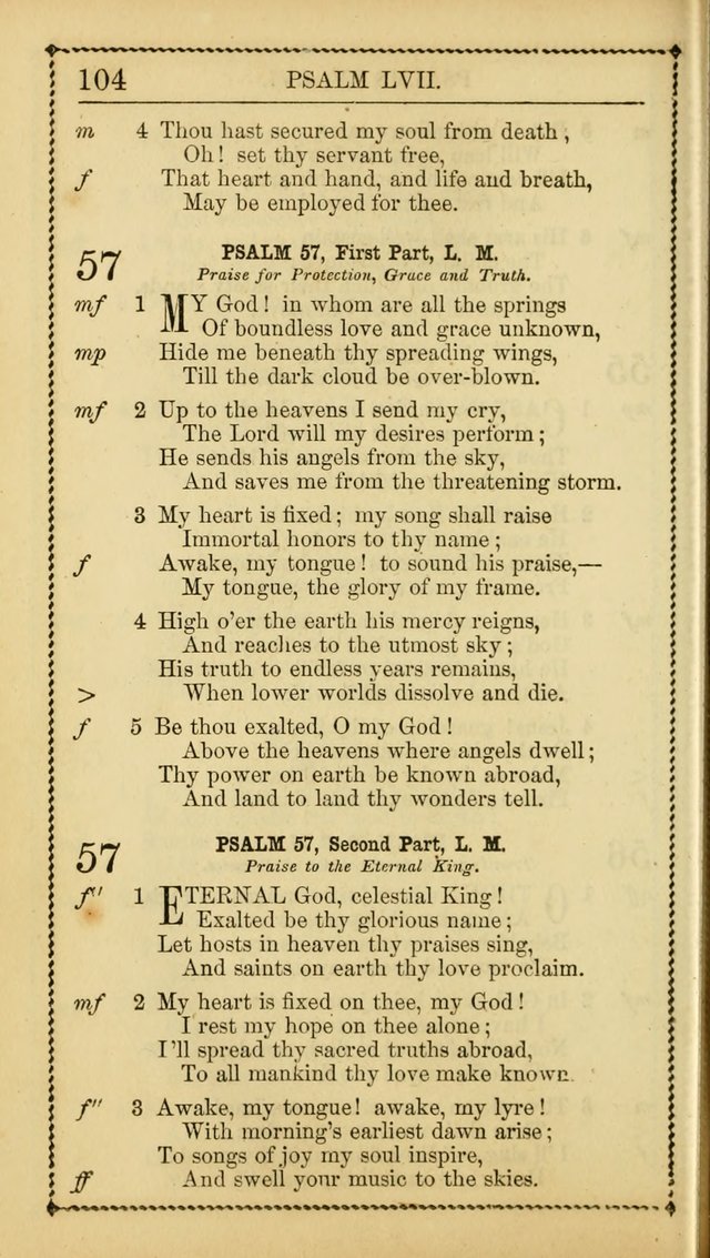 Church Psalmist: or, psalms and hymns, for the public, social and private use of Evangelical Christians. With Supplement. (53rd ed.) page 103