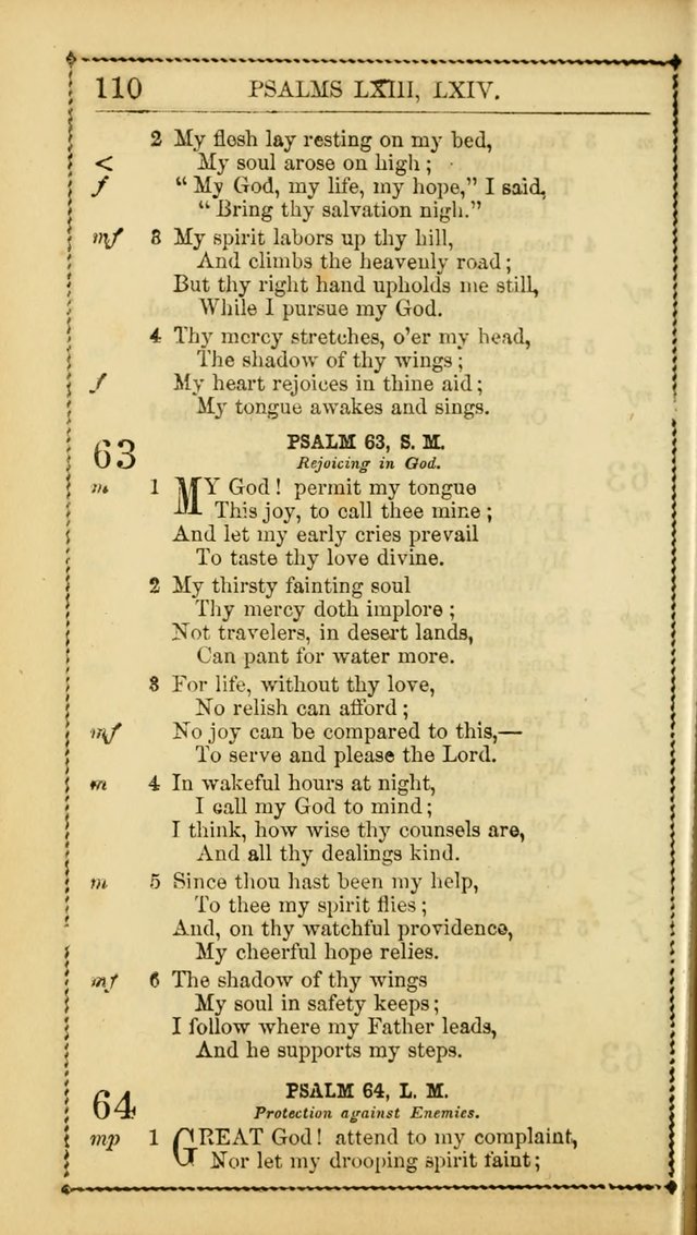 Church Psalmist: or, psalms and hymns, for the public, social and private use of Evangelical Christians. With Supplement. (53rd ed.) page 109