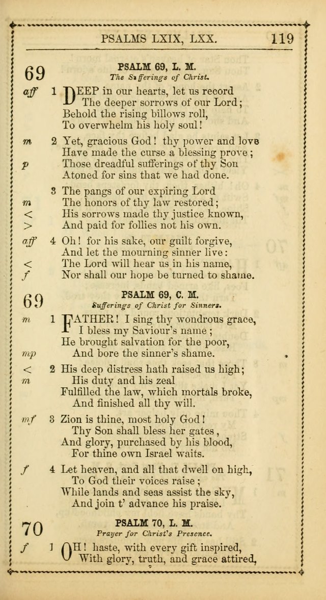 Church Psalmist: or, psalms and hymns, for the public, social and private use of Evangelical Christians. With Supplement. (53rd ed.) page 118