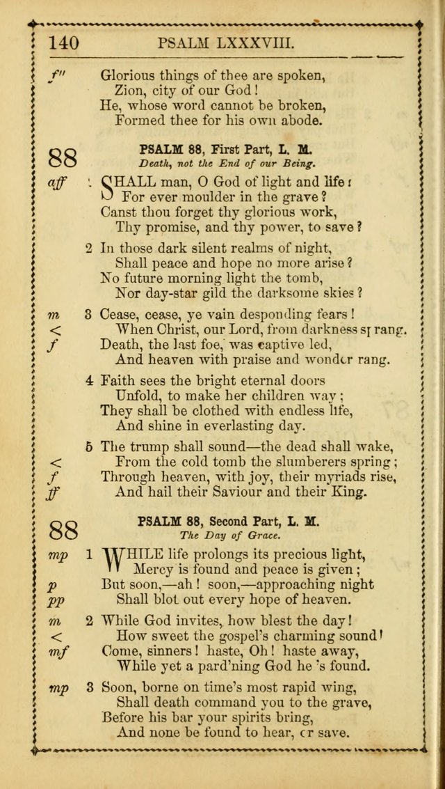 Church Psalmist: or, psalms and hymns, for the public, social and private use of Evangelical Christians. With Supplement. (53rd ed.) page 139