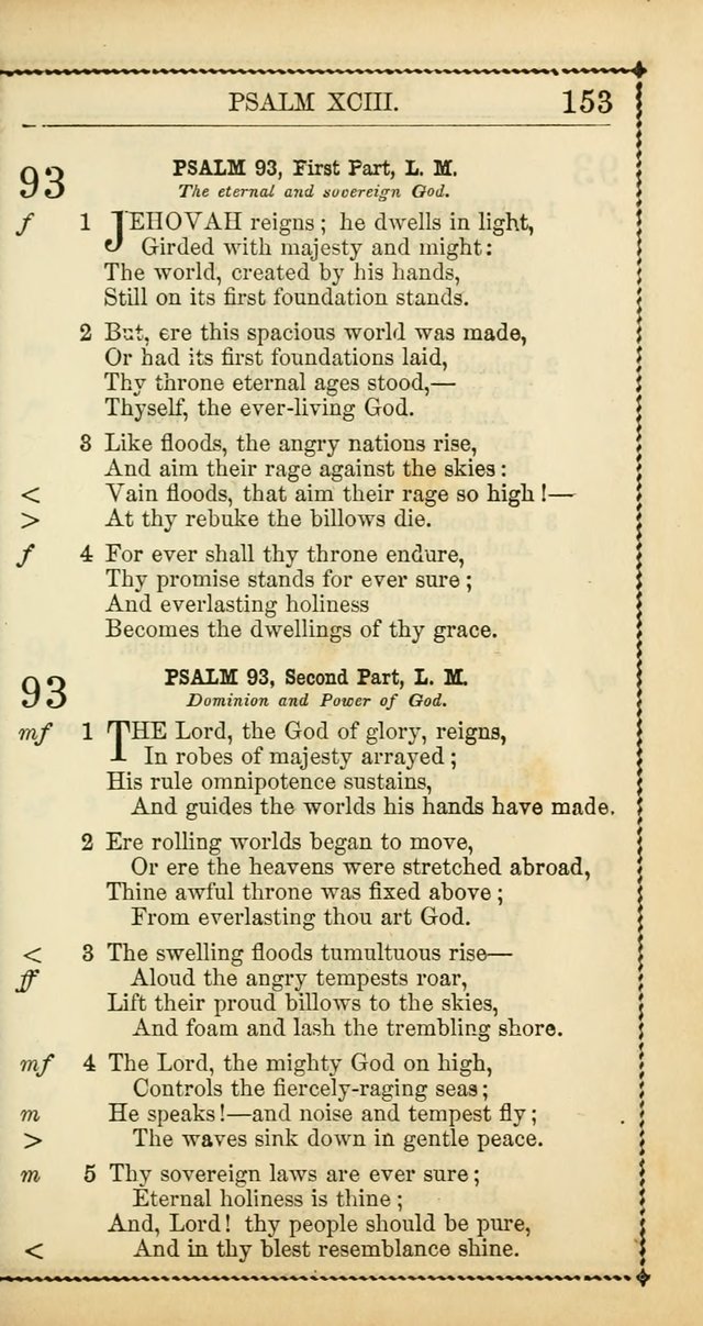 Church Psalmist: or, psalms and hymns, for the public, social and private use of Evangelical Christians. With Supplement. (53rd ed.) page 152