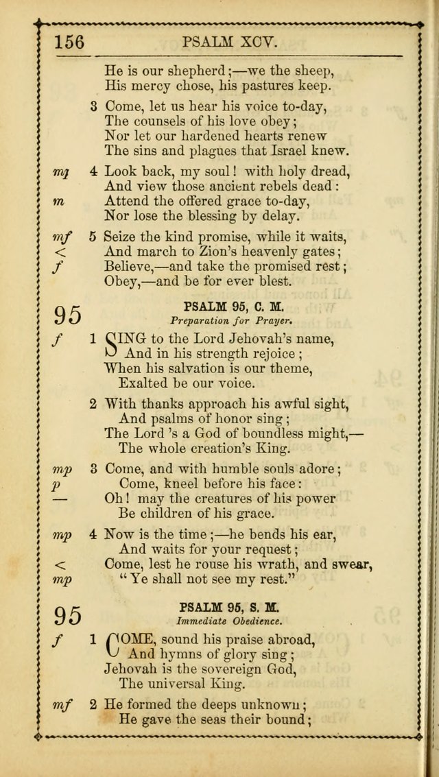 Church Psalmist: or, psalms and hymns, for the public, social and private use of Evangelical Christians. With Supplement. (53rd ed.) page 155