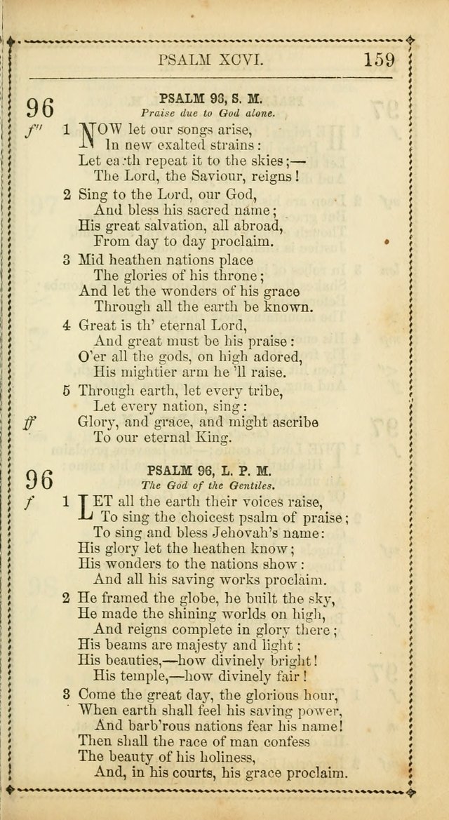 Church Psalmist: or, psalms and hymns, for the public, social and private use of Evangelical Christians. With Supplement. (53rd ed.) page 158