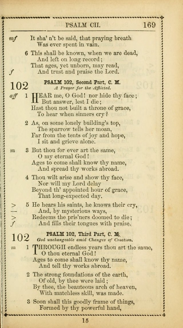 Church Psalmist: or, psalms and hymns, for the public, social and private use of Evangelical Christians. With Supplement. (53rd ed.) page 168