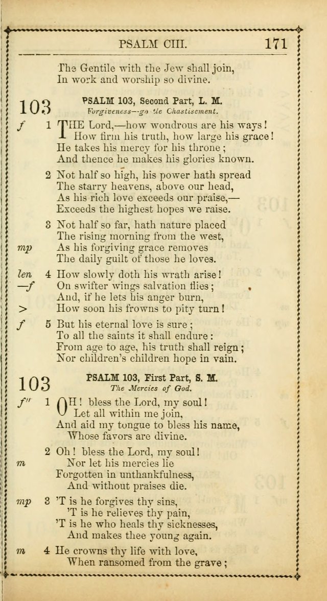 Church Psalmist: or, psalms and hymns, for the public, social and private use of Evangelical Christians. With Supplement. (53rd ed.) page 170