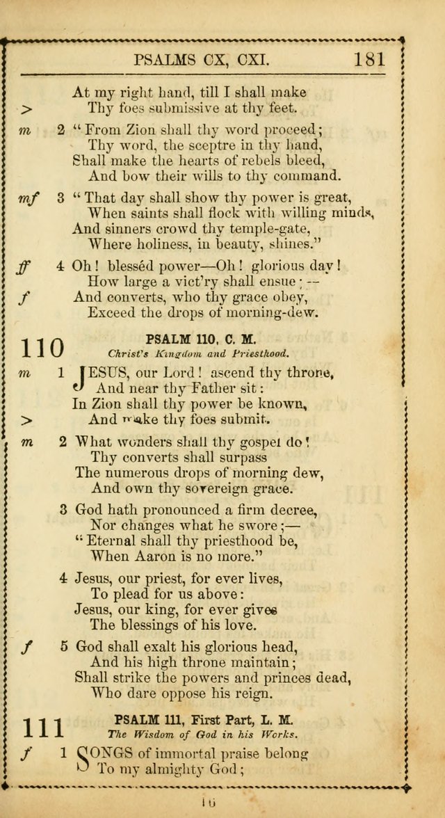 Church Psalmist: or, psalms and hymns, for the public, social and private use of Evangelical Christians. With Supplement. (53rd ed.) page 180