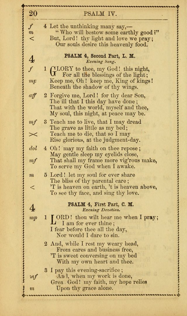 Church Psalmist: or, psalms and hymns, for the public, social and private use of Evangelical Christians. With Supplement. (53rd ed.) page 19