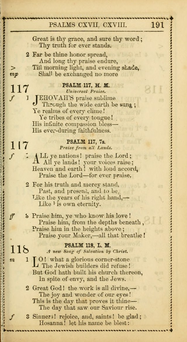 Church Psalmist: or, psalms and hymns, for the public, social and private use of Evangelical Christians. With Supplement. (53rd ed.) page 190