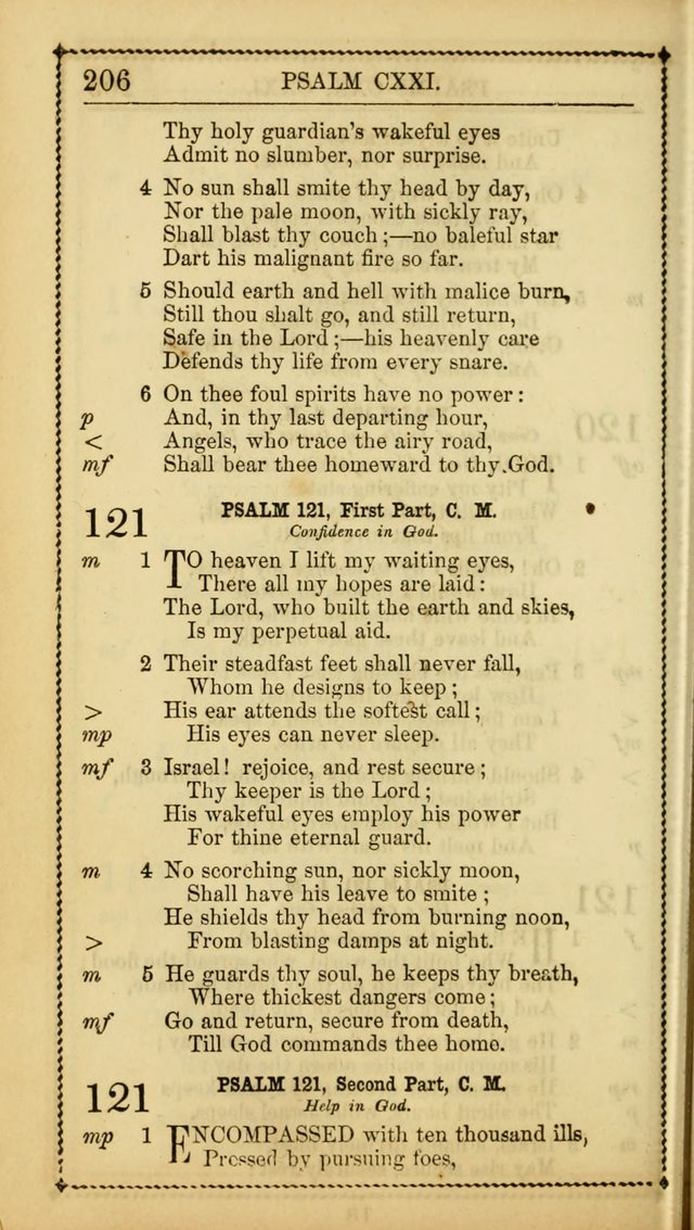 Church Psalmist: or, psalms and hymns, for the public, social and private use of Evangelical Christians. With Supplement. (53rd ed.) page 205