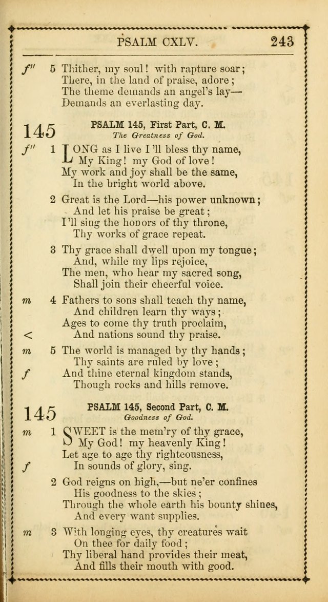 Church Psalmist: or, psalms and hymns, for the public, social and private use of Evangelical Christians. With Supplement. (53rd ed.) page 242