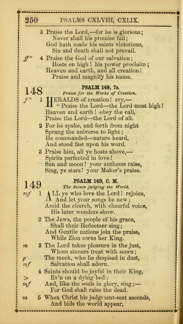 Church Psalmist: or, psalms and hymns, for the public, social and private use of Evangelical Christians. With Supplement. (53rd ed.) page 249