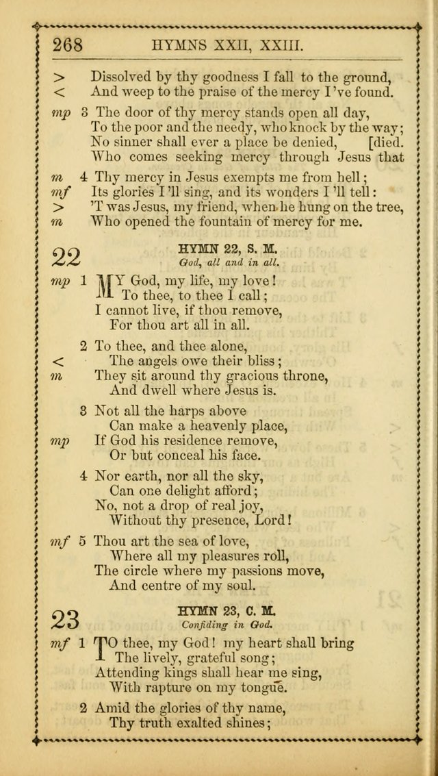 Church Psalmist: or, psalms and hymns, for the public, social and private use of Evangelical Christians. With Supplement. (53rd ed.) page 267