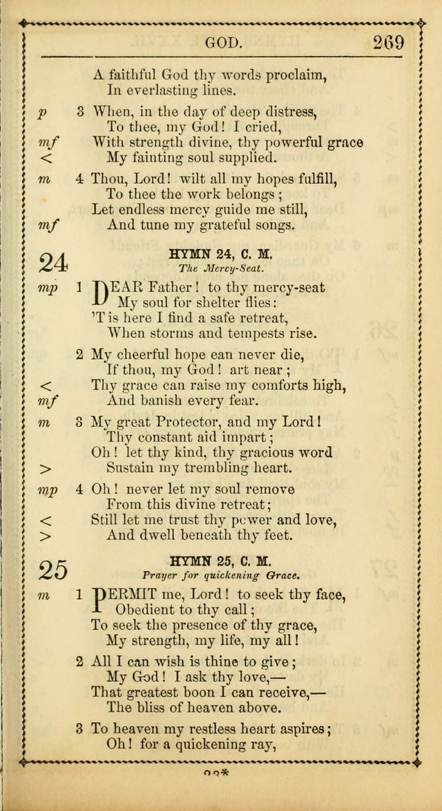 Church Psalmist: or, psalms and hymns, for the public, social and private use of Evangelical Christians. With Supplement. (53rd ed.) page 268