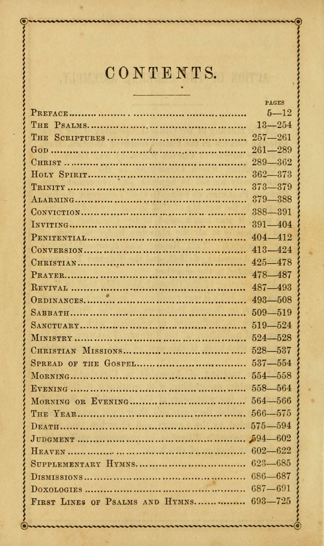 Church Psalmist: or, psalms and hymns, for the public, social and private use of Evangelical Christians. With Supplement. (53rd ed.) page 3