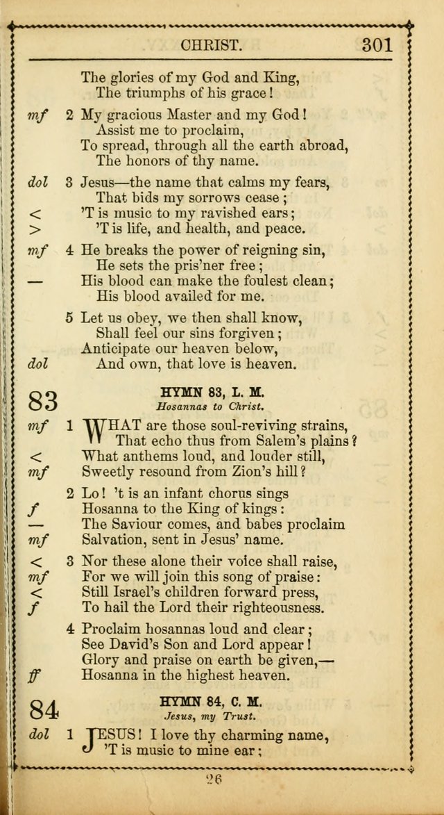 Church Psalmist: or, psalms and hymns, for the public, social and private use of Evangelical Christians. With Supplement. (53rd ed.) page 300