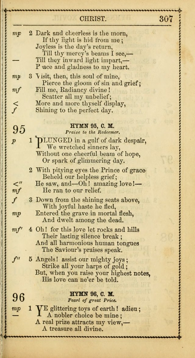 Church Psalmist: or, psalms and hymns, for the public, social and private use of Evangelical Christians. With Supplement. (53rd ed.) page 306