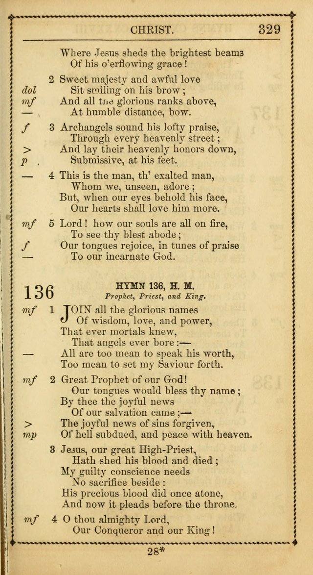 Church Psalmist: or, psalms and hymns, for the public, social and private use of Evangelical Christians. With Supplement. (53rd ed.) page 328