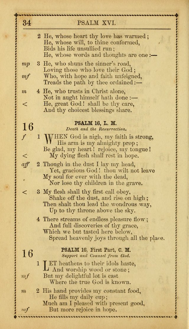 Church Psalmist: or, psalms and hymns, for the public, social and private use of Evangelical Christians. With Supplement. (53rd ed.) page 33