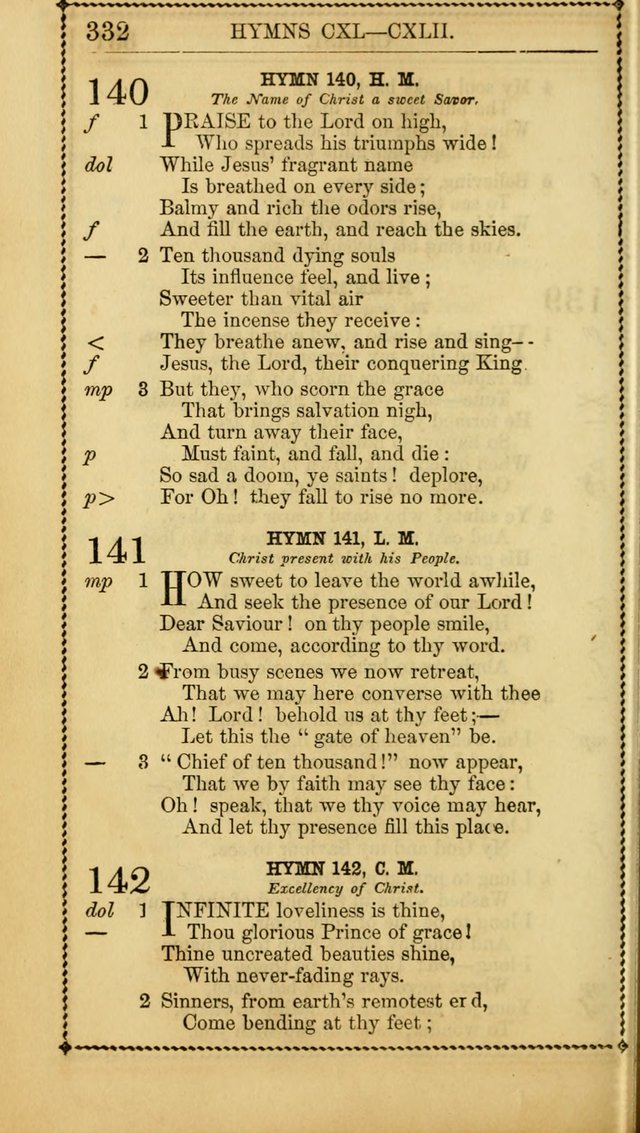 Church Psalmist: or, psalms and hymns, for the public, social and private use of Evangelical Christians. With Supplement. (53rd ed.) page 331