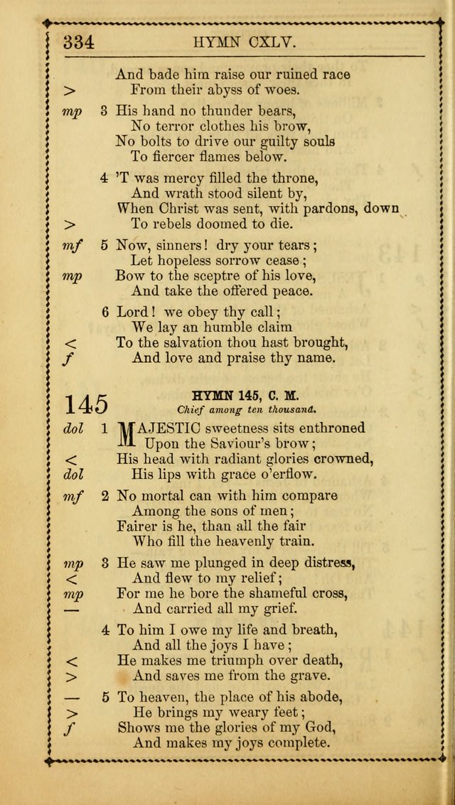 Church Psalmist: or, psalms and hymns, for the public, social and private use of Evangelical Christians. With Supplement. (53rd ed.) page 333