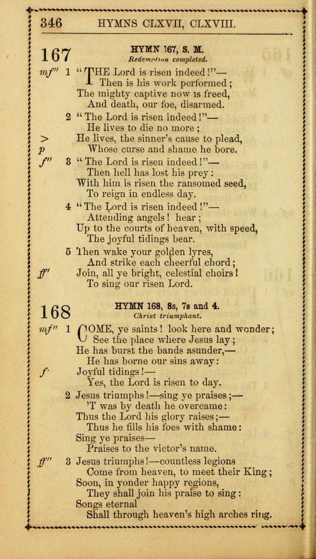 Church Psalmist: or, psalms and hymns, for the public, social and private use of Evangelical Christians. With Supplement. (53rd ed.) page 345